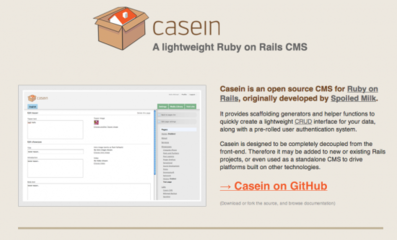 10 个最好的 Ruby On Rail 内容管理系统CMS